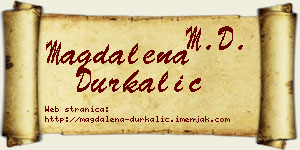 Magdalena Durkalić vizit kartica